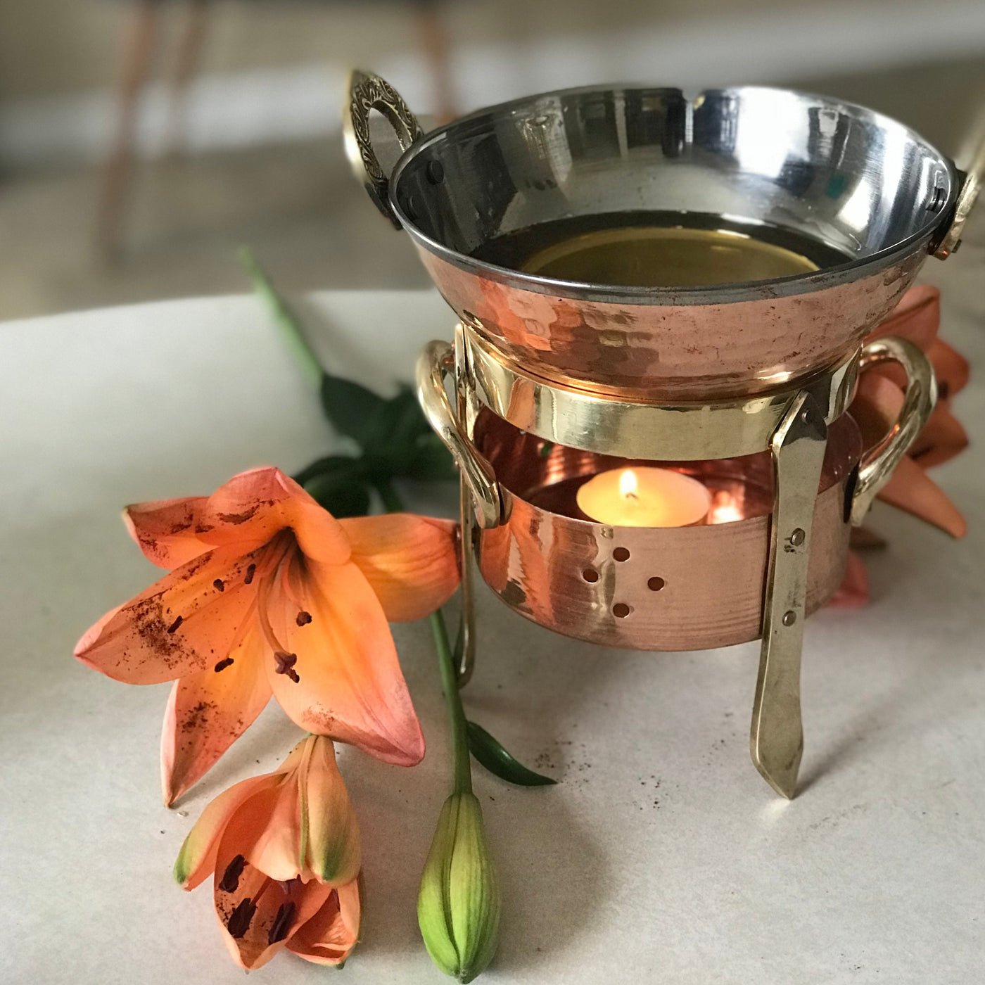 Oil warmer for massage discount